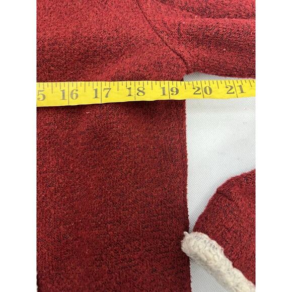 KUHL Apres Hoodie Woman’s Large Full Zip Alfpaca Fleece Shearling Jacket Red - Picture 7 of 9